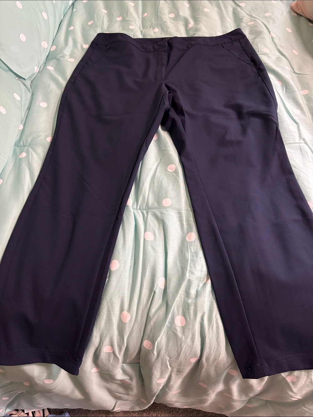 White House Black Market The Skinny Navy Ankle Pants